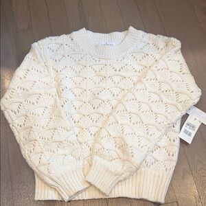 Velvet Women's Ivory Knit Sweater